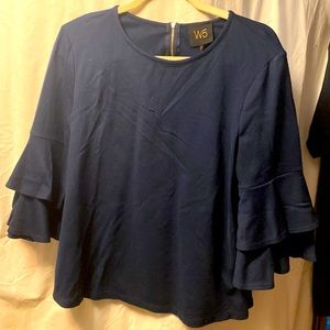 NWT W5 dark blue blouse from TJMaxx